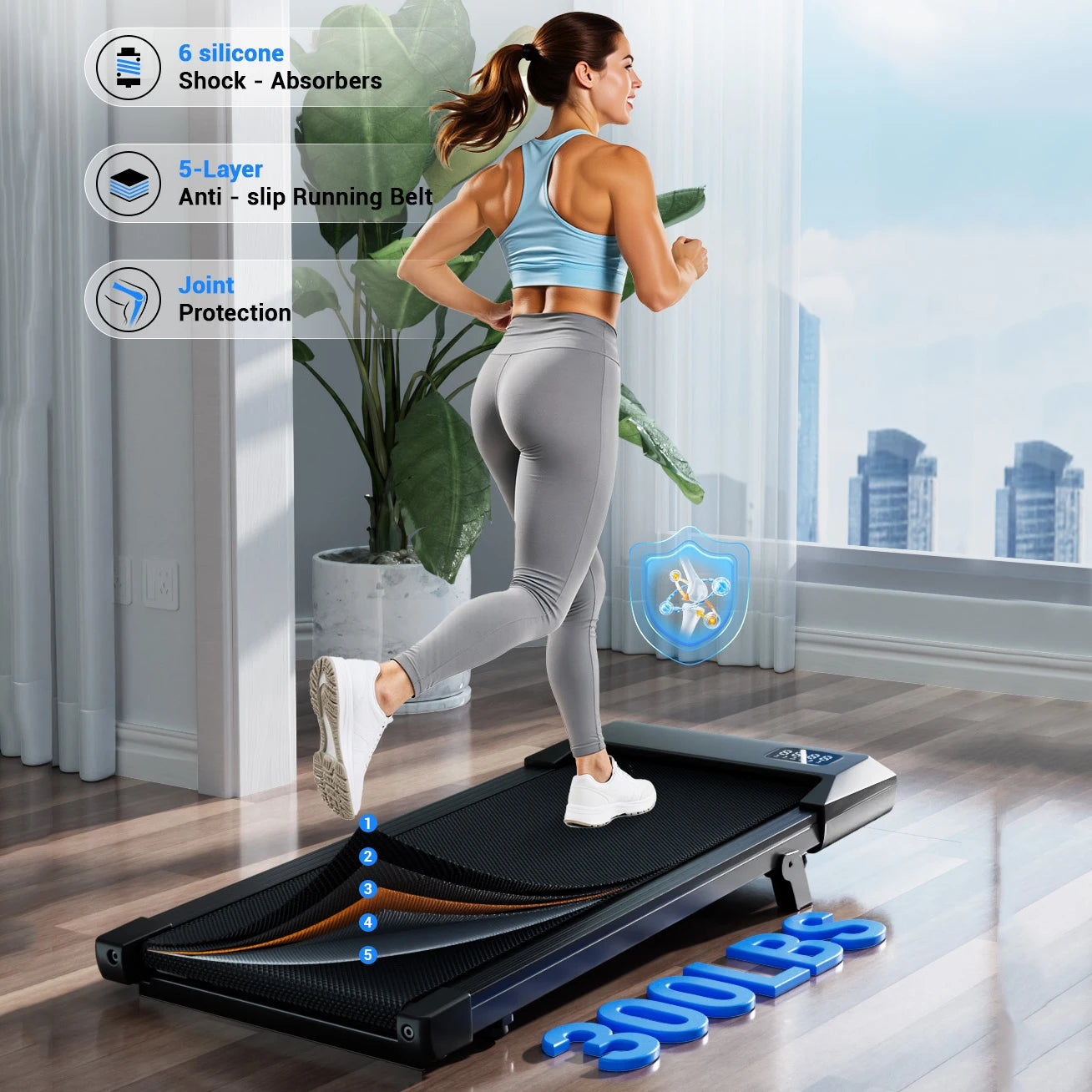 WalkFit Compact Desk Treadmill