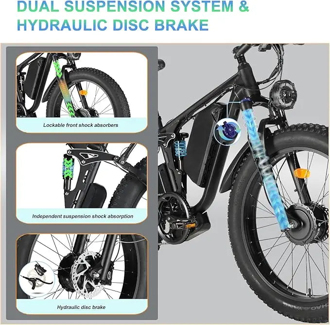 SwiftFold Electric Mountain Bike