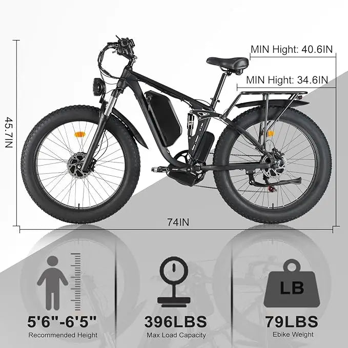 SwiftFold Electric Mountain Bike