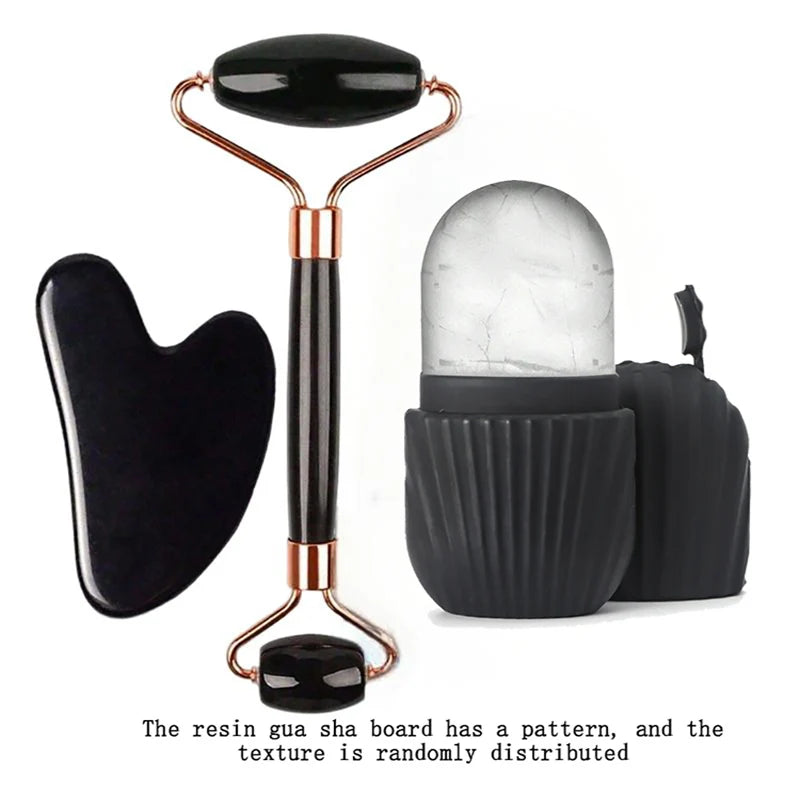 GlowChill Facial Ice Roller Set