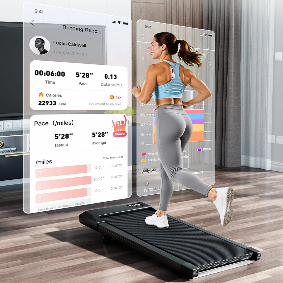 WalkFit Compact Desk Treadmill