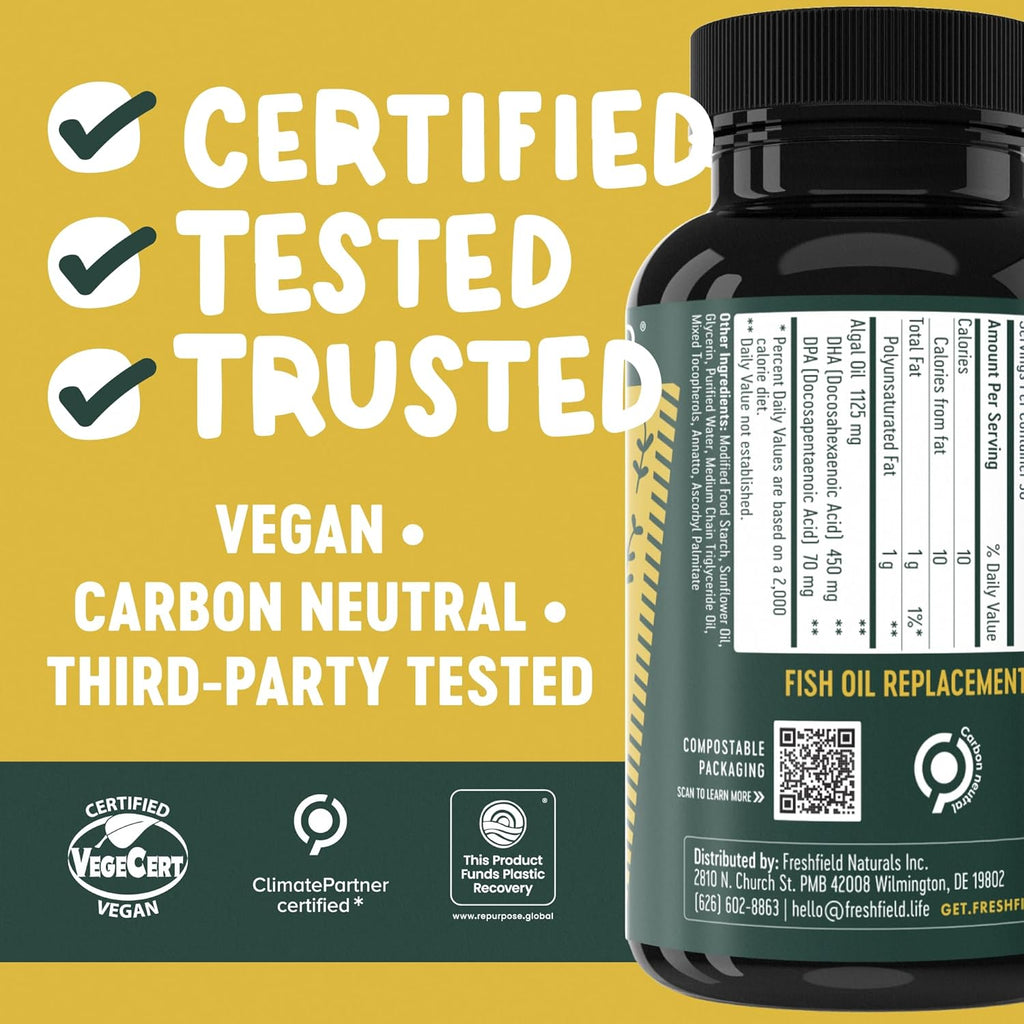 PeakFocus Vegan Omega Energy Boost