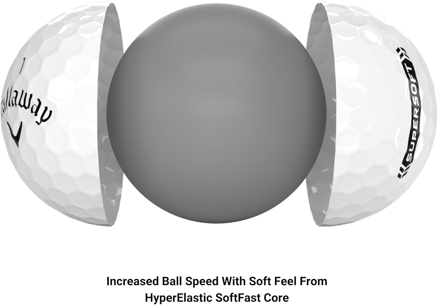 Supersoft Distance Control Golf Balls