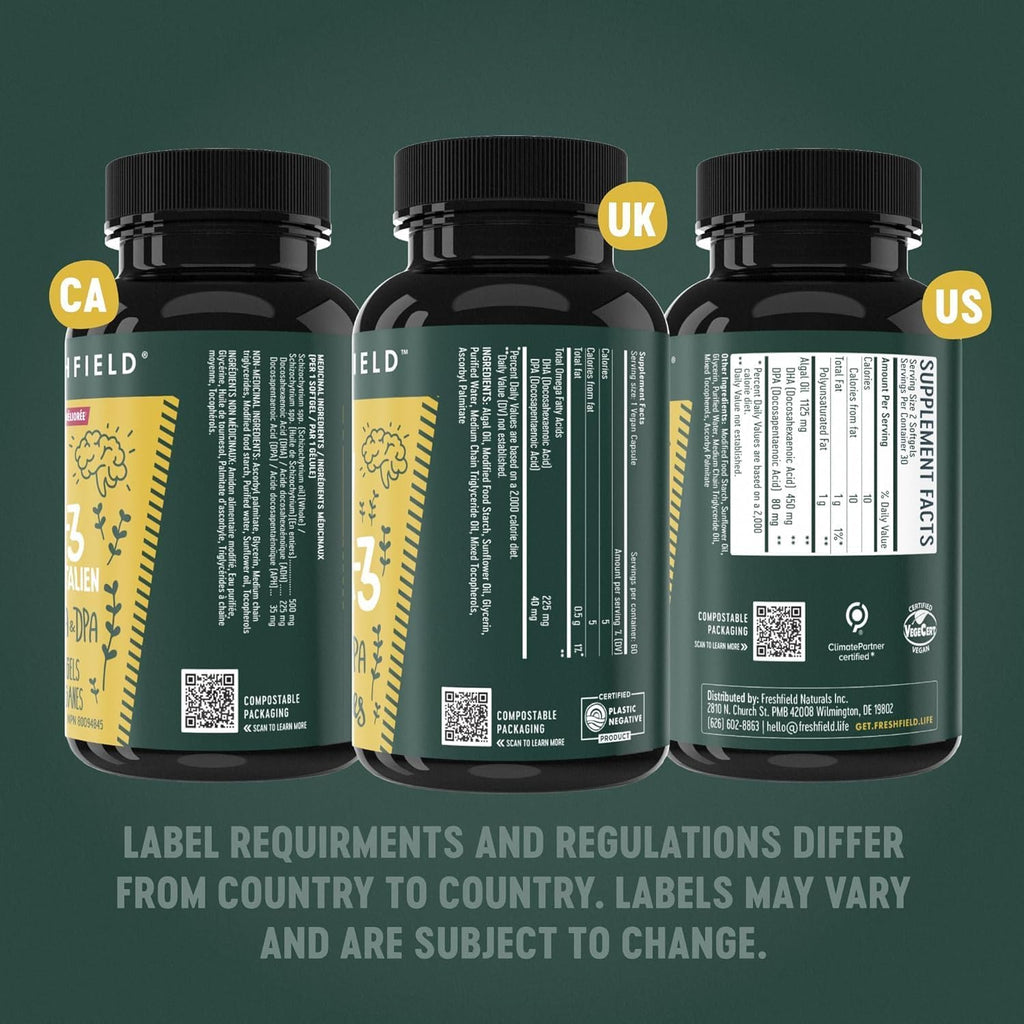 PeakFocus Vegan Omega Energy Boost