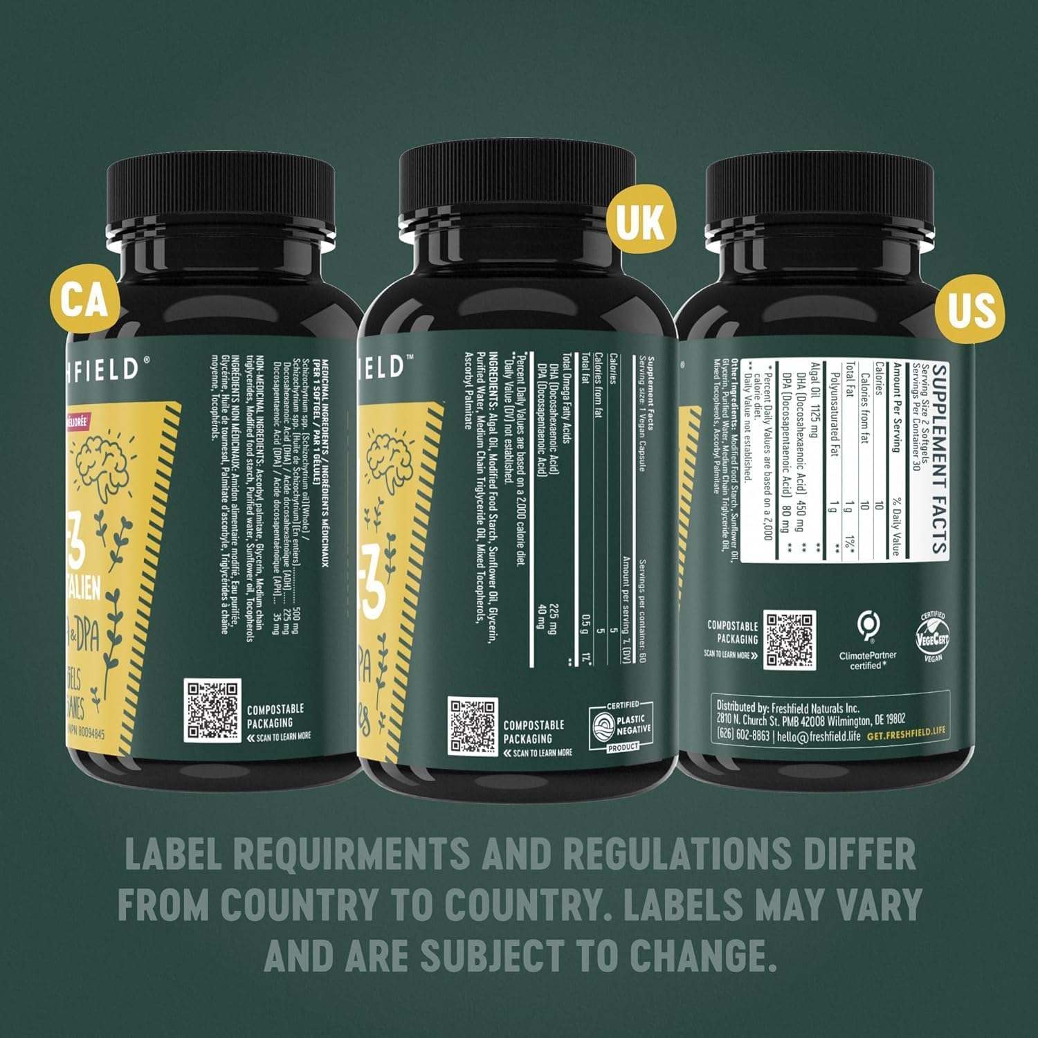 PeakFocus Vegan Omega Energy Boost